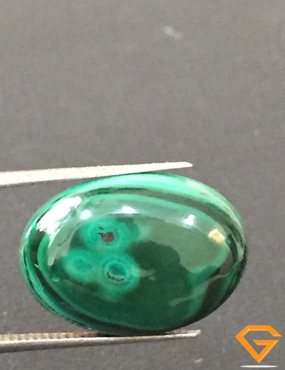 15.47 ct Natural Certified Malachite stone